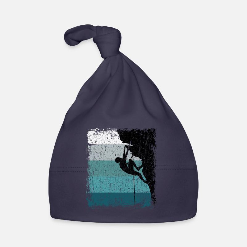 Vintage Klettern Geschenkidee Baby Bio-Mütze