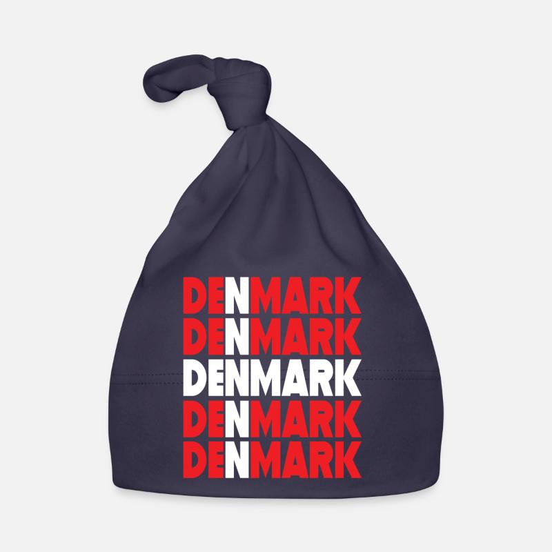 Danemark Danemark drapeau, ville de Danemark Bonnet bio Bébé