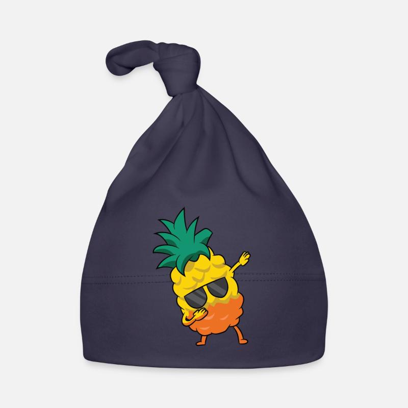 Pineapple Fruit Dabbing Pineapple Organic Baby Cap