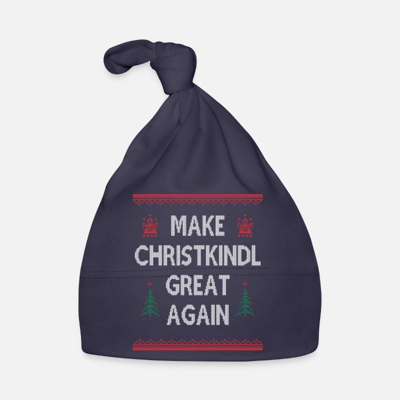 Make Christkindl Great Again – Weihnachtsklassiker Baby Bio-Mütze