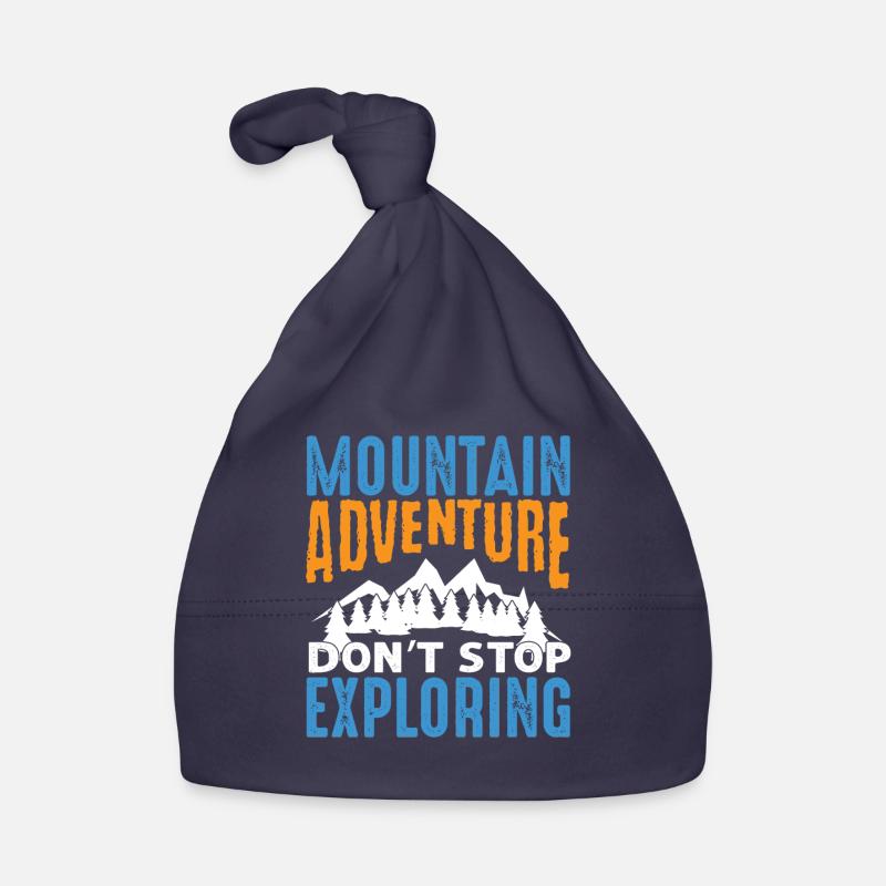 Mountain Adventure don't stop exploring! Action Baby Bio-Mütze