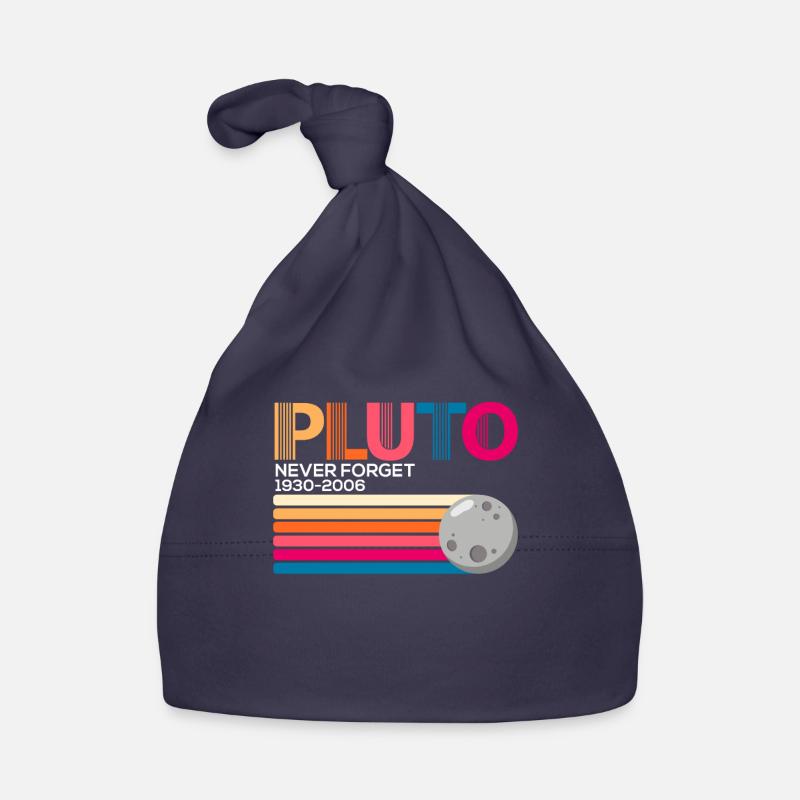 Pluto Never Forget - Baby Bio-Mütze - Navy