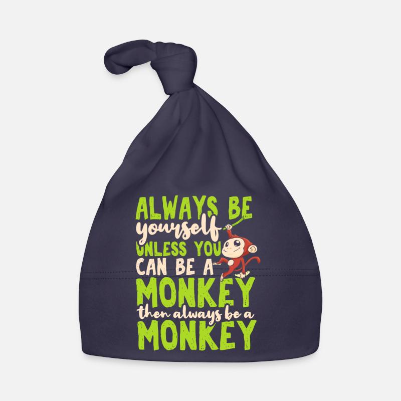 Affe Baby Bio-Mütze
