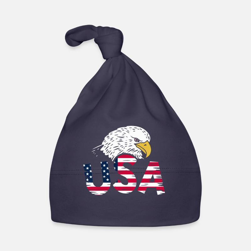 USA Eagle Organic Baby Cap