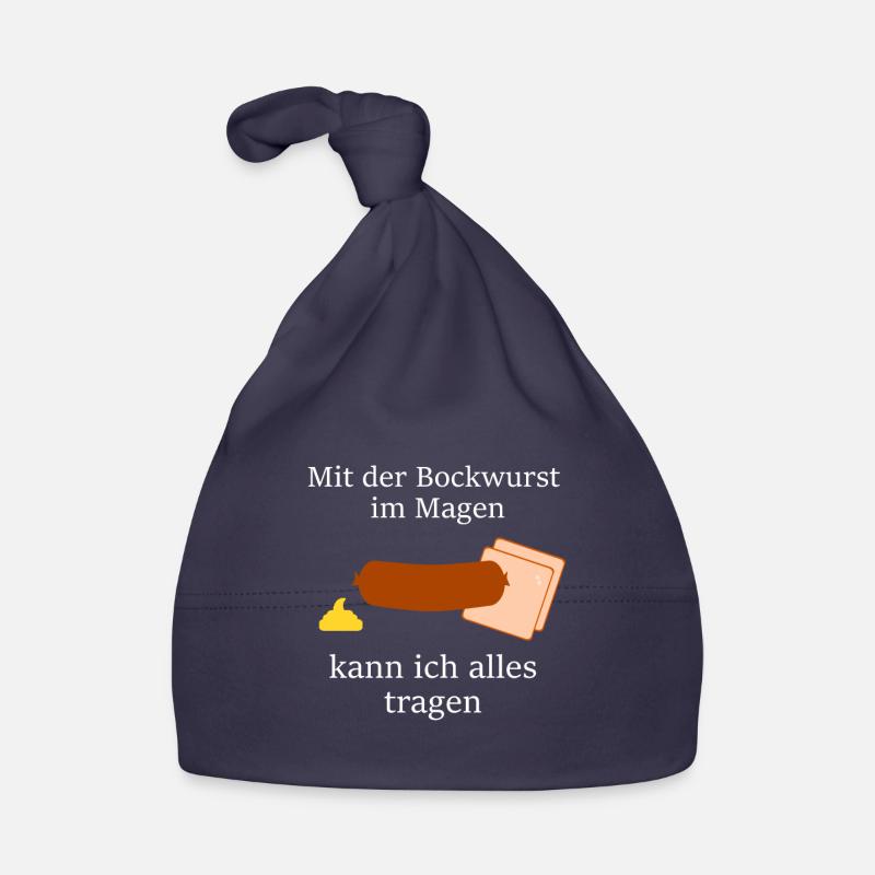 Bockwurst Arbeiter Baby Bio-Mütze