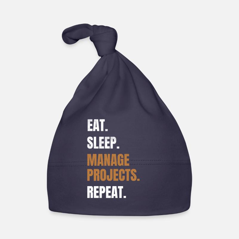 Funny project management gift project manager Organic Baby Cap