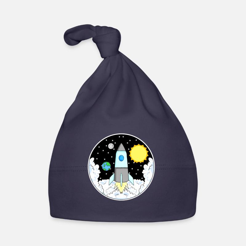 Espace fusée Bonnet bio Bébé