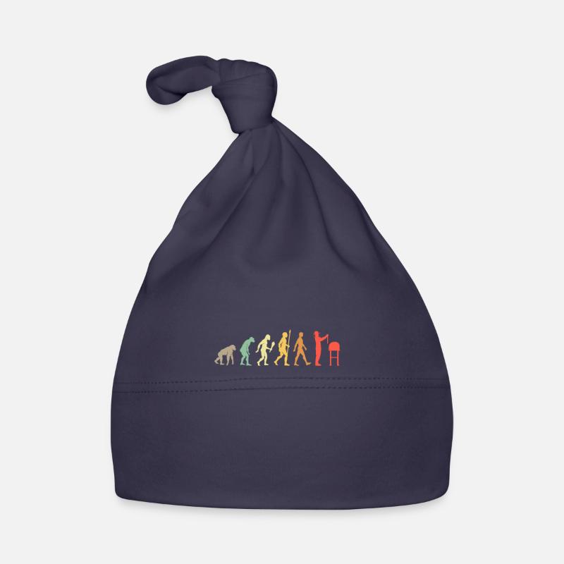 Vintage Abeilles Evolution Apiculteur idée cadeau - Bonnet bio Bébé - marine