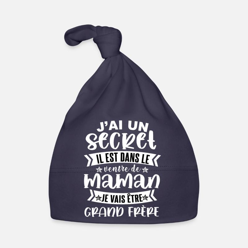 Ich werde ein großer Bruder sein, ein Geschenk, das der nächste große Bruder ist. Baby Bio-Mütze