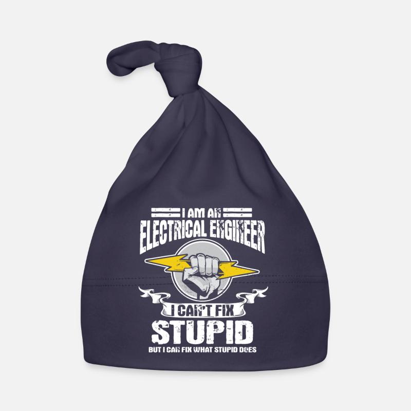 Electrical engineer - Organic Baby Cap - navy