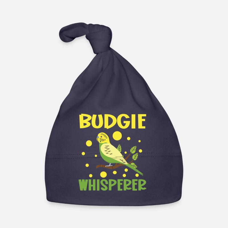 Wellensittich Flüsterer - Baby Bio-Mütze - Navy
