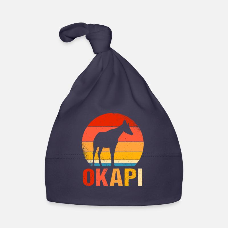 Okapi Retro Gift Organic Baby Cap