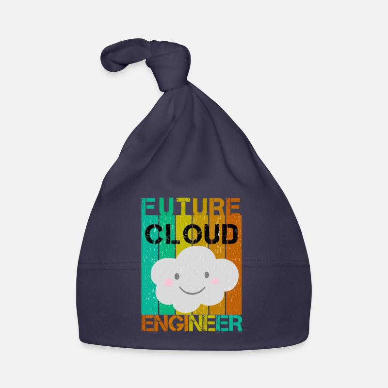 FUTURE CLOUD ENGINEER - Baby Bio-Mütze - Navy