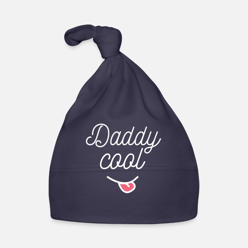 DADDY COOL pulls THE LANGUE humor gift idea Organic Baby Cap