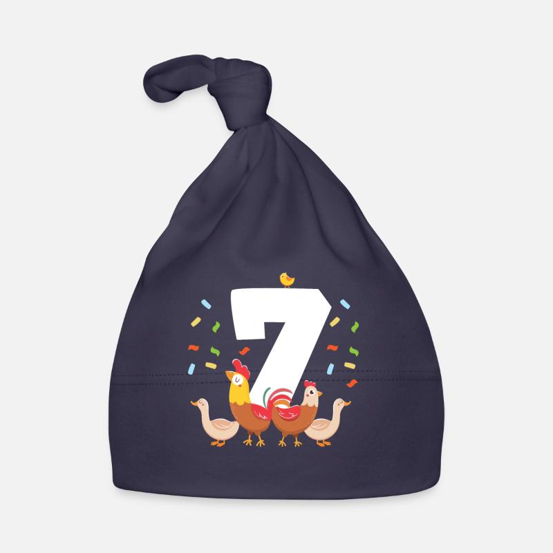 7ème anniversaire de bébé Bonnet bio Bébé