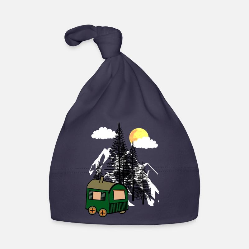 Construction trailer nature lovers eco nature exit flora Organic Baby Cap