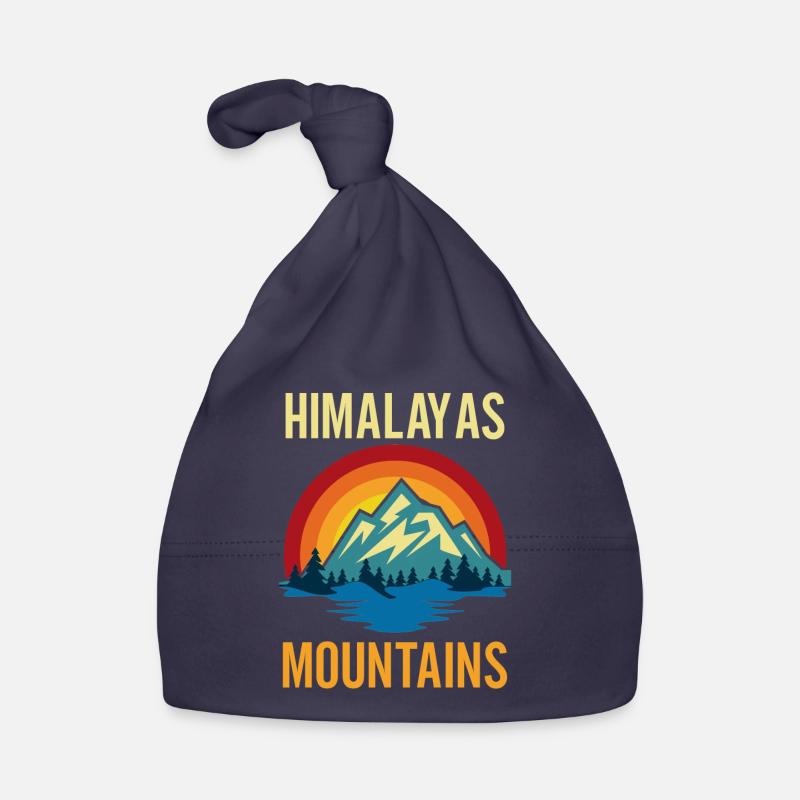 Himalayas Mountains Sunset Organic Baby Cap