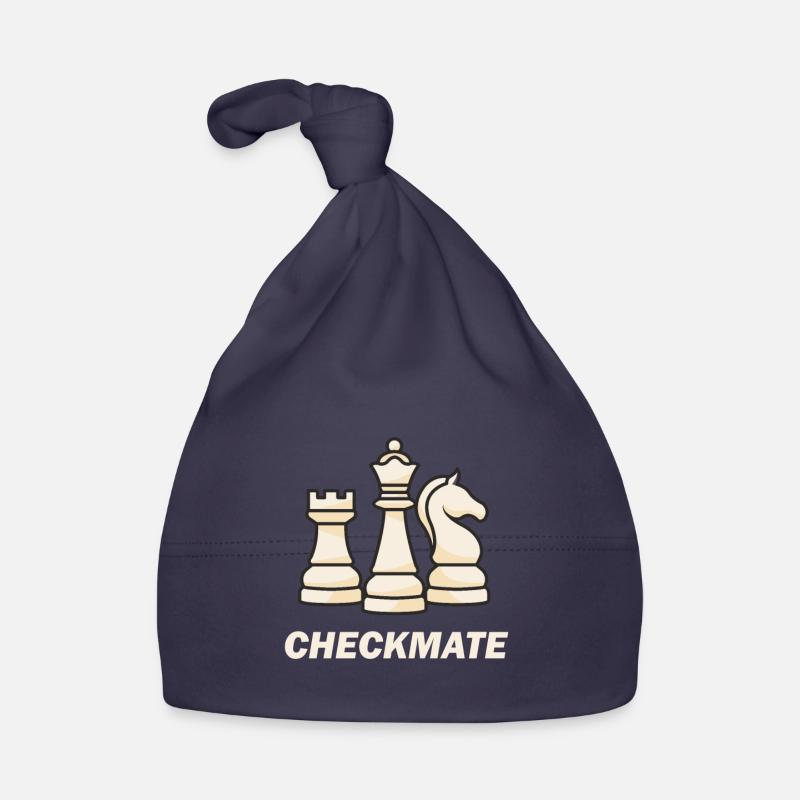 Checkmate Chess Checkmat Gift Organic Baby Cap