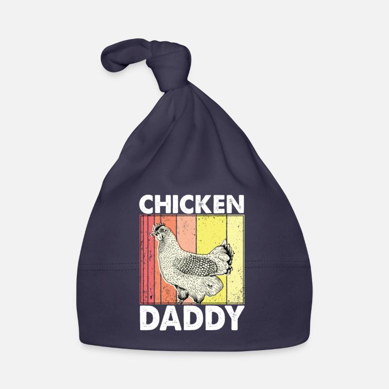 Chicken Daddy Hühner Farmer Geschenk Baby Bio-Mütze