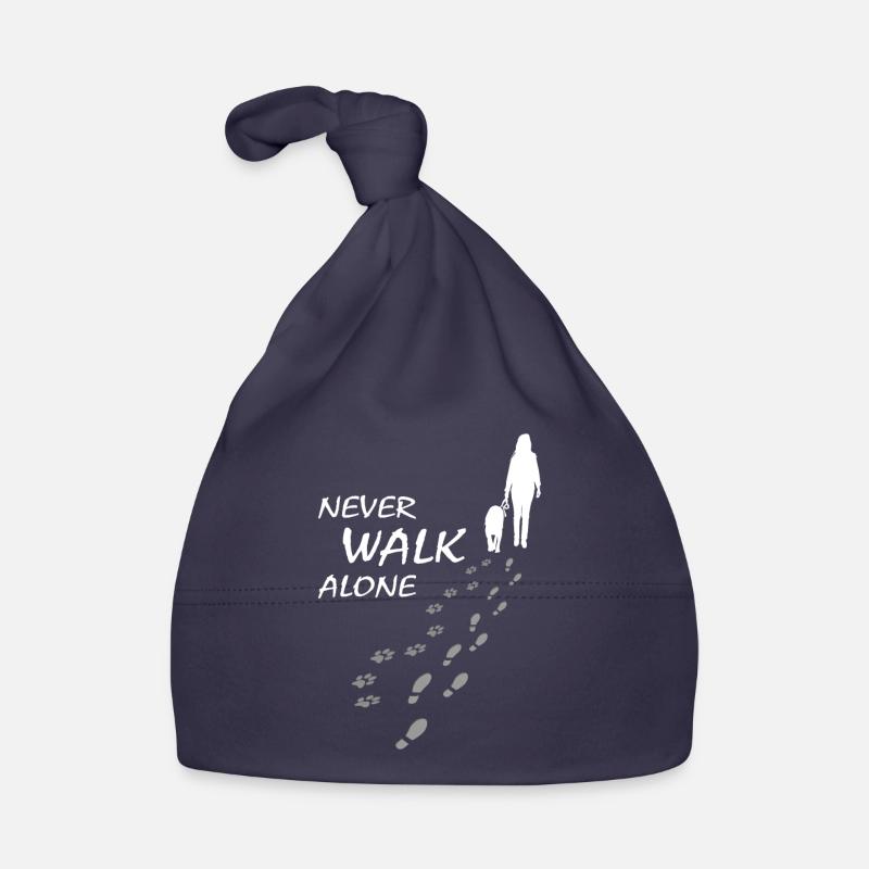 Hund - NEVER WALK ALONE, Gassi Baby Bio-Mütze