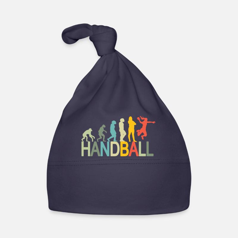 Lstiges Handball Design Evolution Organic Baby Cap