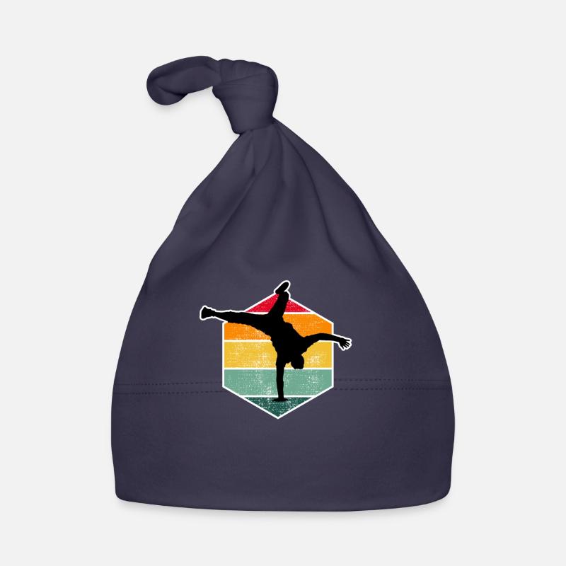 Breakdance Bboy Breakdancer Break Dance Cadeau - Bonnet bio Bébé - marine