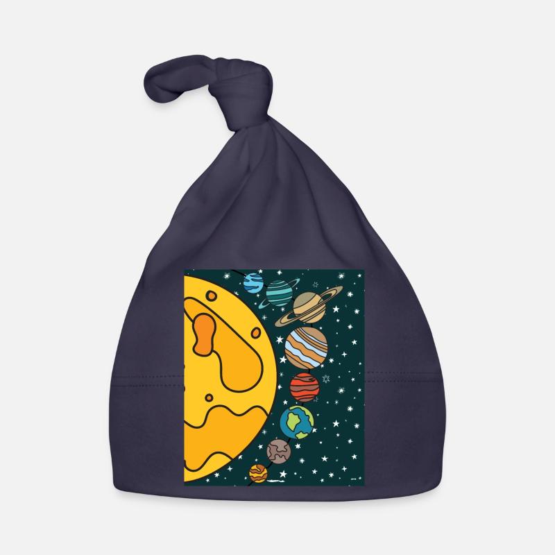 Astronomy Solar System Planets Universe Organic Baby Cap