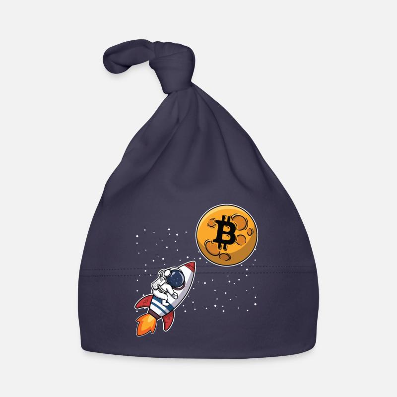 Astronaute Bitcoin Bonnet bio Bébé