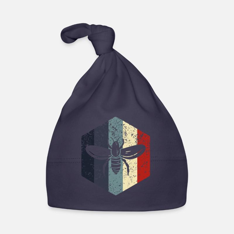 Imker Biene Retro Imkerin Geschenke Baby Bio-Mütze