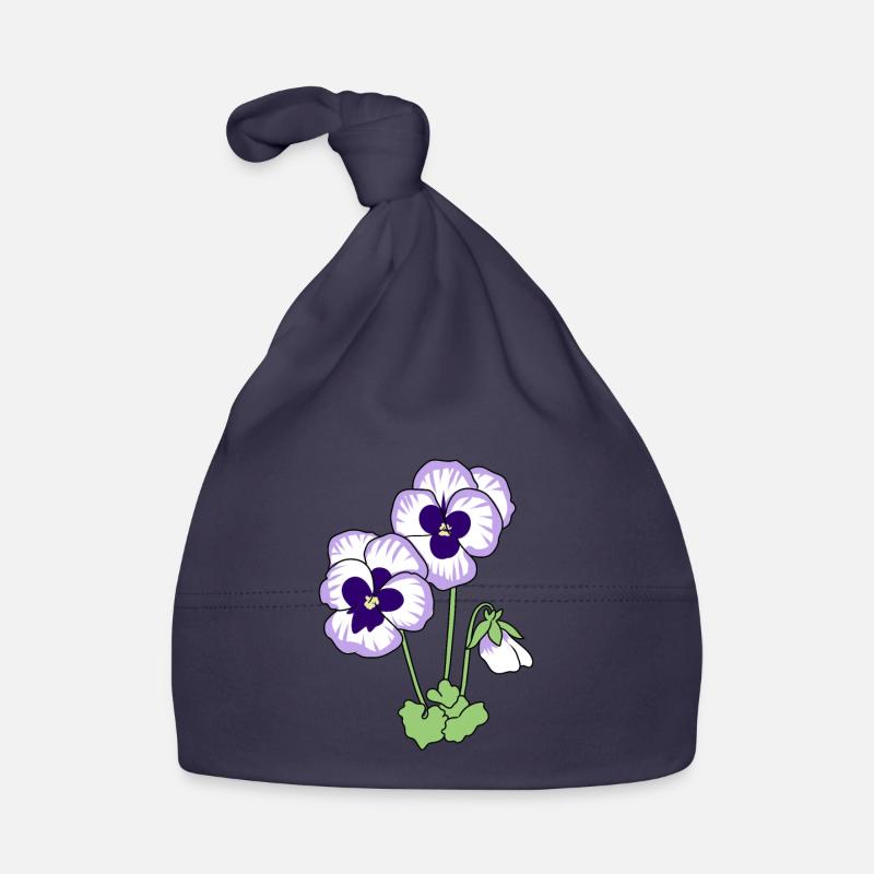 pansy Organic Baby Cap