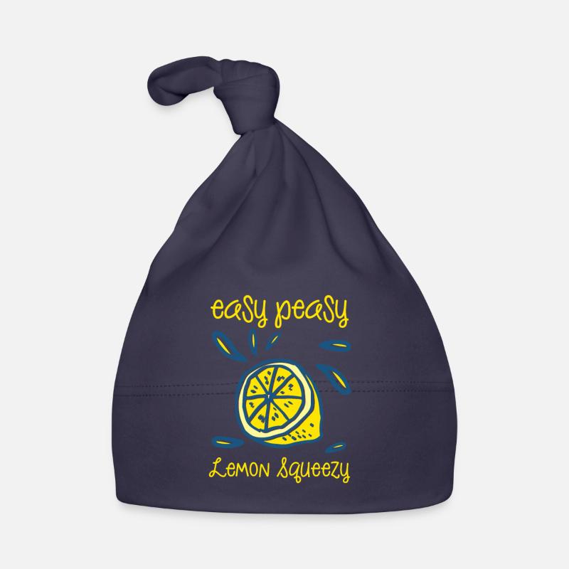 Easy Peasy Lemon Squeezy Baby Bio-Mütze