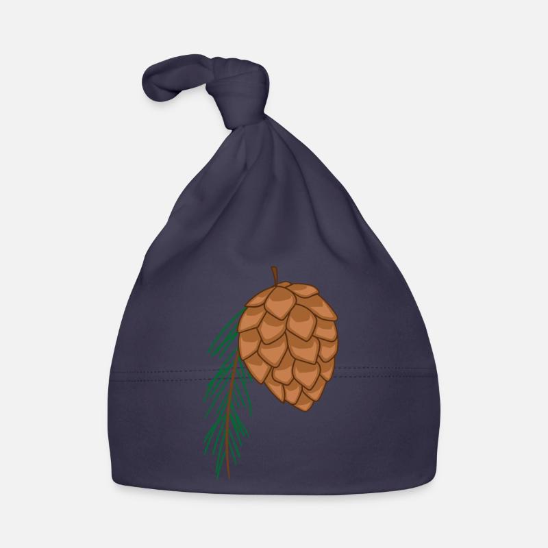 fir cone Organic Baby Cap