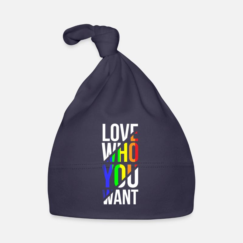 Gay Pride - Bonnet bio Bébé - marine