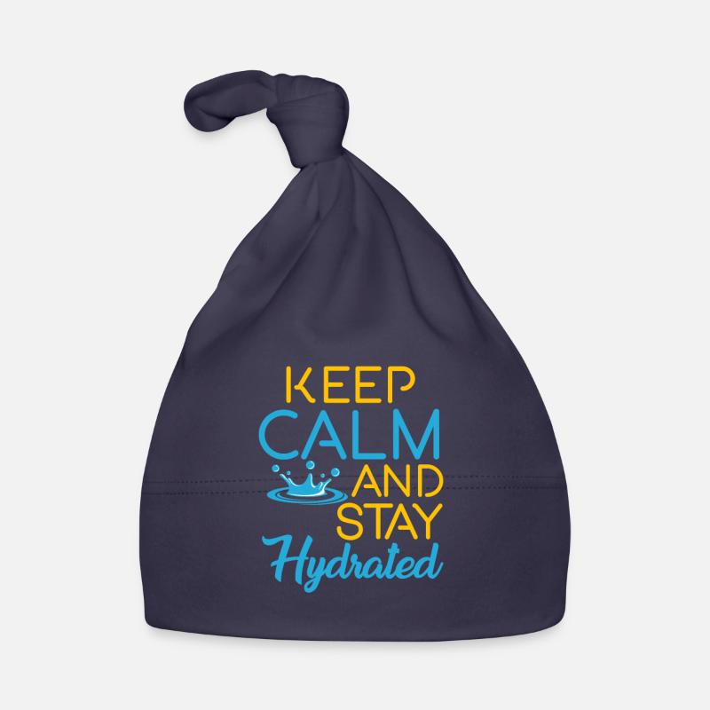 Keep calm and stay hydrated by The Manzanita`s Baby Bio-Mütze