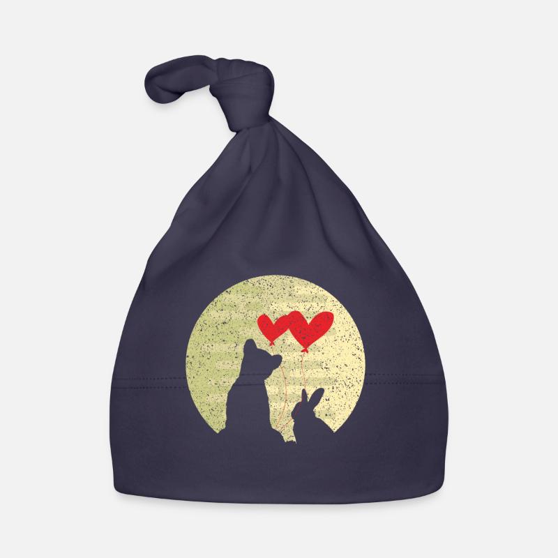 Lapin mignon Ours d'amour Bague mariage Relation Bonnet bio Bébé