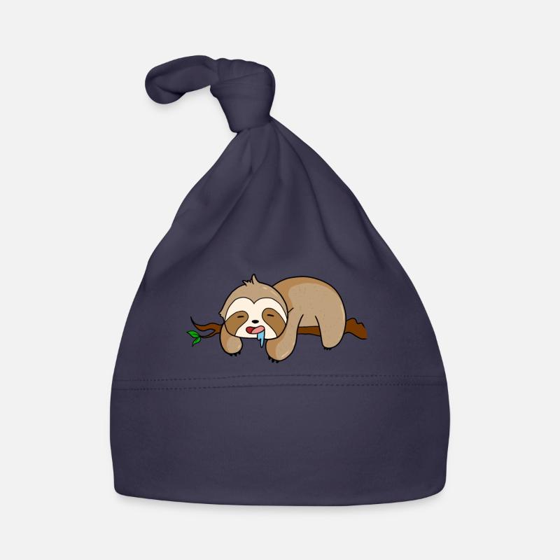 sloth Organic Baby Cap