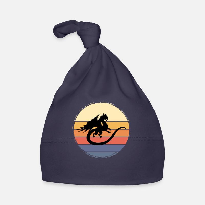 Dragon Mythical creature Lizard Organic Baby Cap