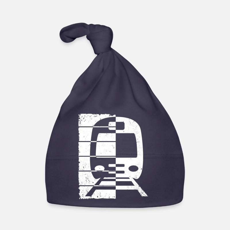 Train Railway Railway Trains Train drivers Organic Baby Cap