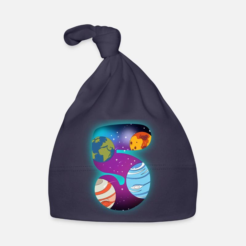 ESPACE 5 ANNIVERSAIRE 5 ans 5 ans - Bonnet bio Bébé - marine