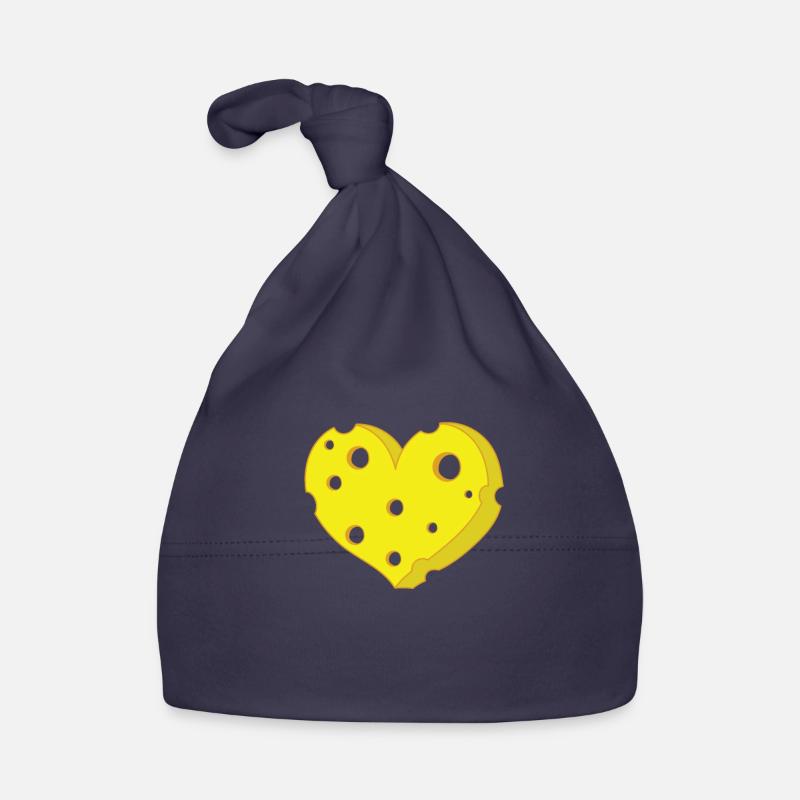 Morceaux de fromage en forme de coeur Bonnet bio Bébé