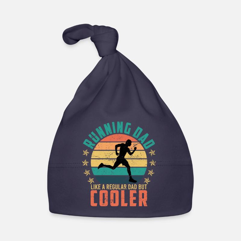 Father's Day Gift for Runners and Jogger Marathon Organic Baby Cap