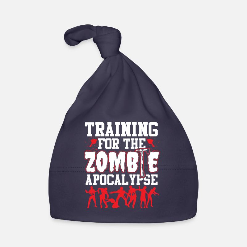 Training for Zombie Apocalypse Organic Baby Cap