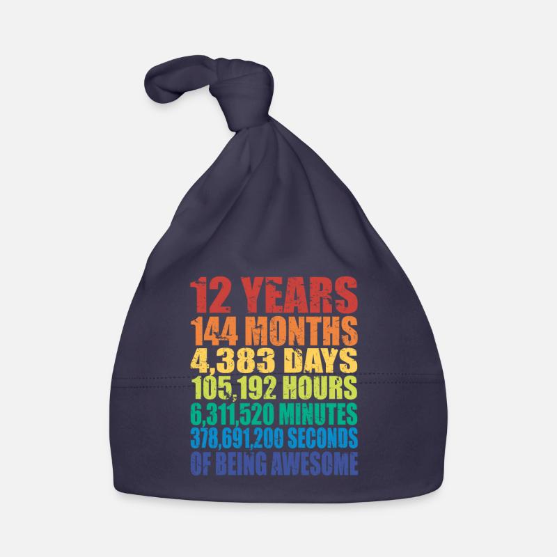 Drôle de cadeau d’anniversaire de 12 ans, 12 ans Bonnet bio Bébé