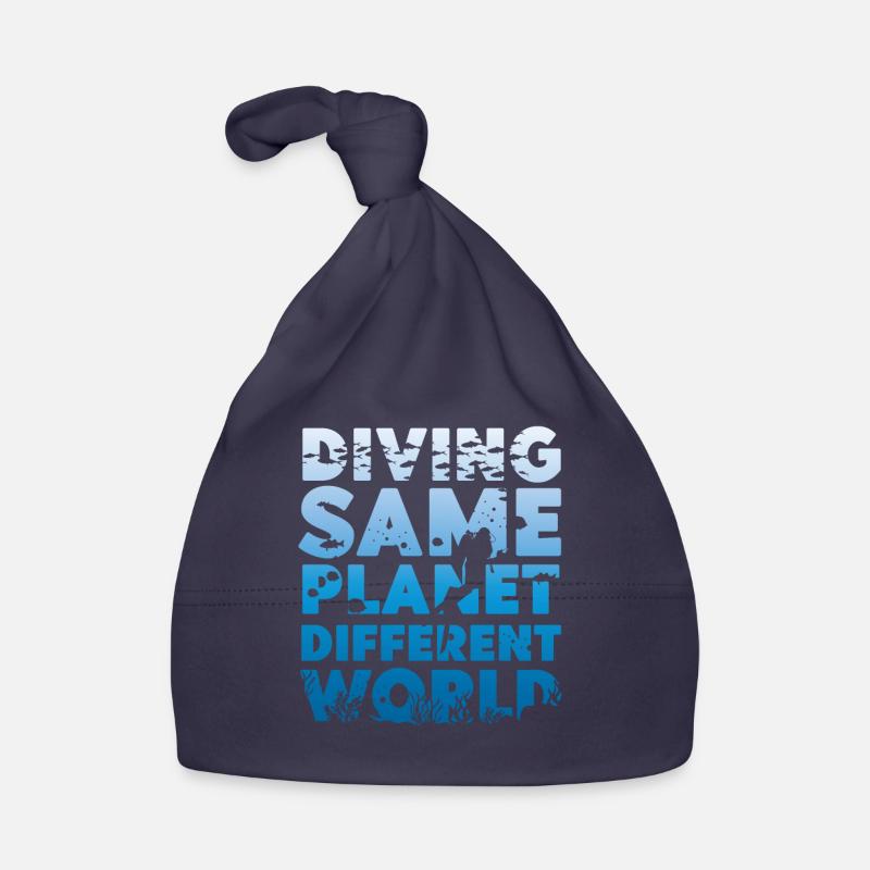 Scuba Diving Diver Diving Same Organic Baby Cap