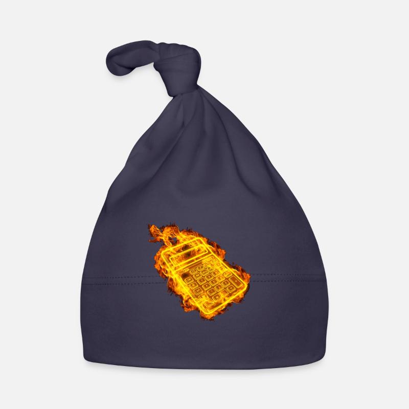 Fire Accountant Math Calculator Organic Baby Cap