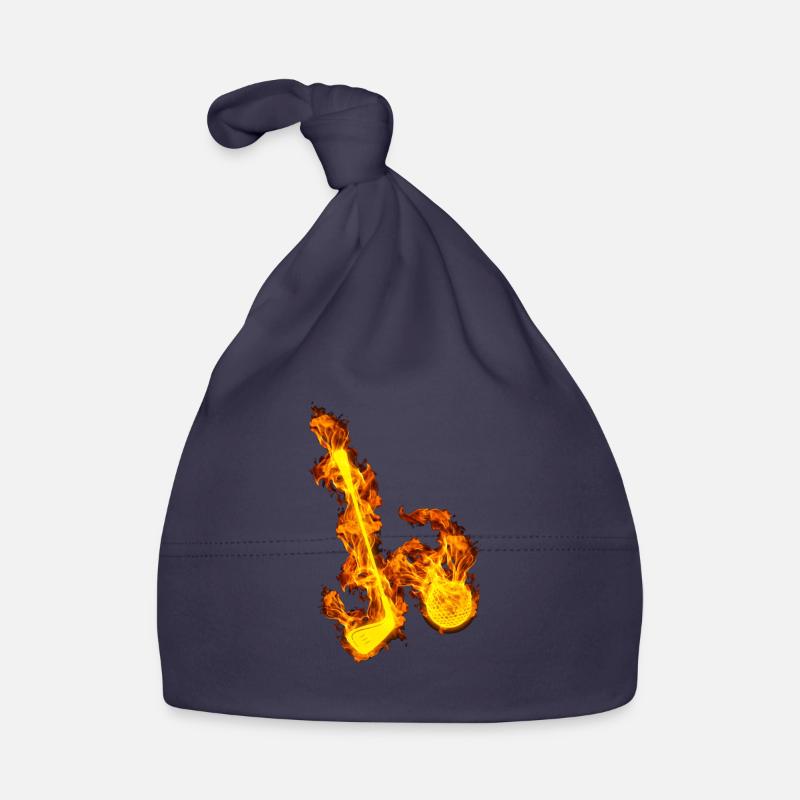 Fire Golfer Golf and Stick Organic Baby Cap