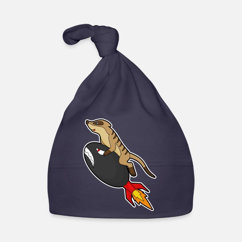 Erdmännchen Rakete Baby Bio-Mütze