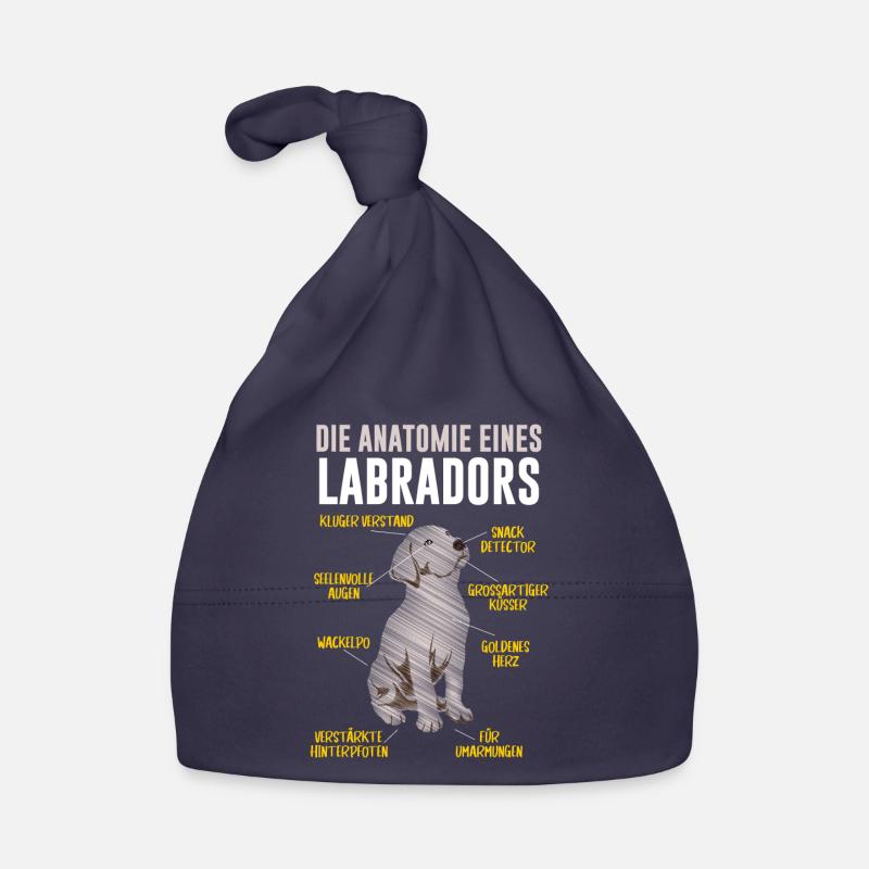 Anatomie eines Labradors Hundehalter Labrador Baby Bio-Mütze