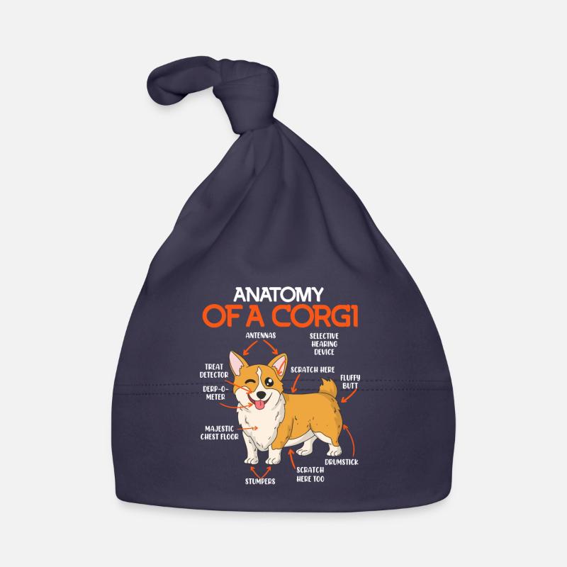 Corgi propriétaire de chien Anatomie d’un Corgis Bonnet bio Bébé