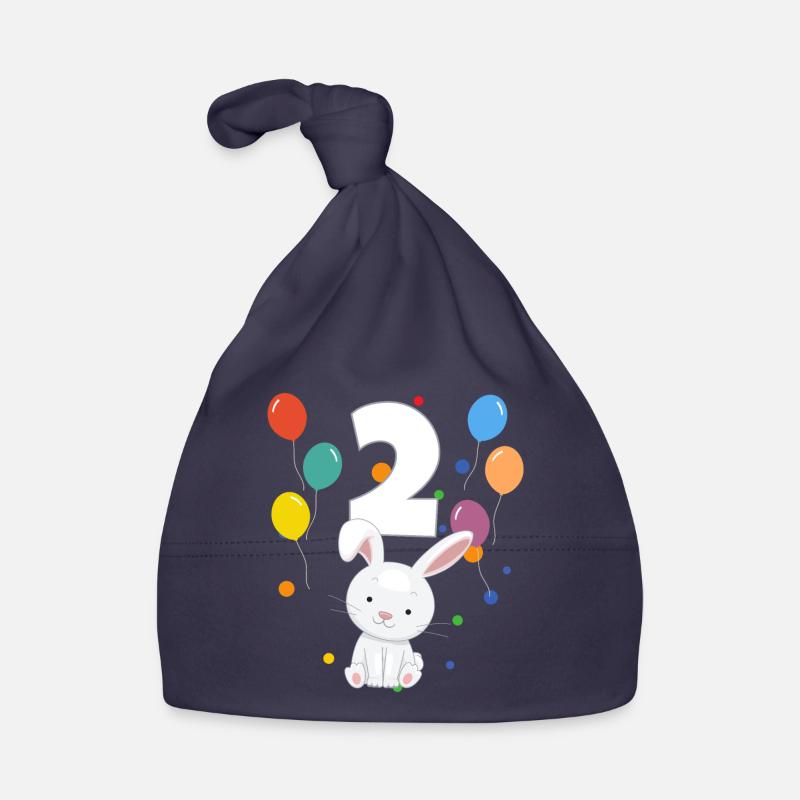 2e anniversaire anniversaire d’enfant 2 ans lapin Bonnet bio Bébé